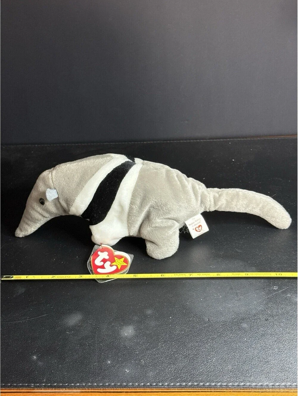 NWT Ty 1993 Antsy The Anteater Teenie Beanie Baby, 7x1.5” FREE SHIPPING